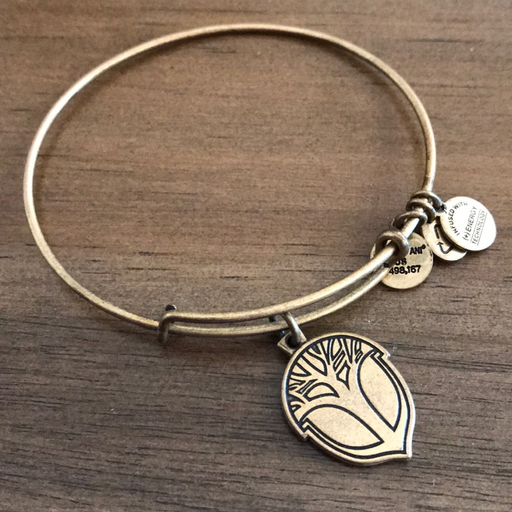 Alex + Ani Tree Gold Bangle Bracelet